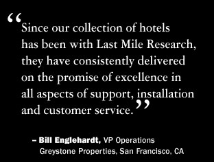 Bill Englehardt, VP Operations, Greystone Properties, San Franscisco, California